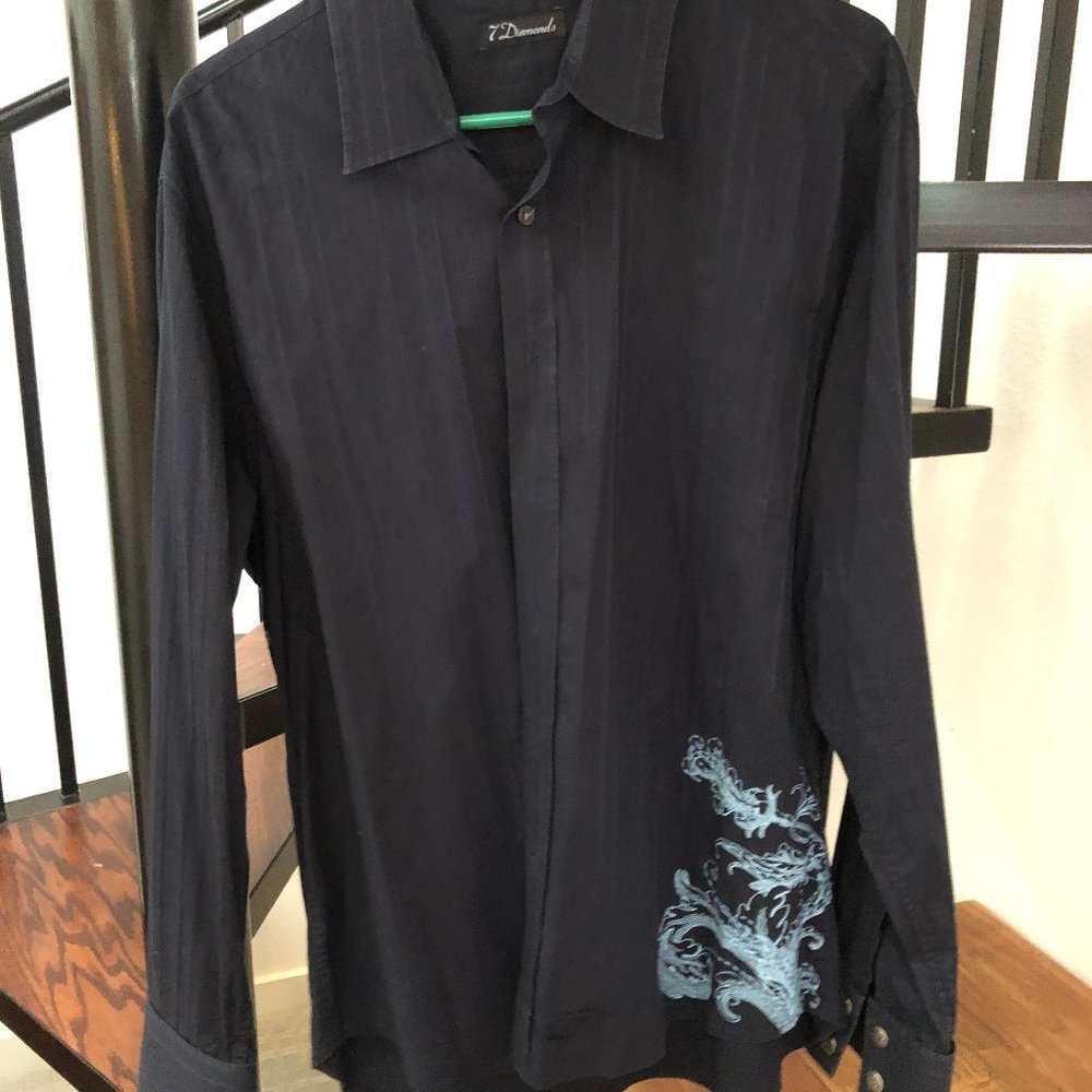 7 Diamonds Slim Fit Dress Shirt